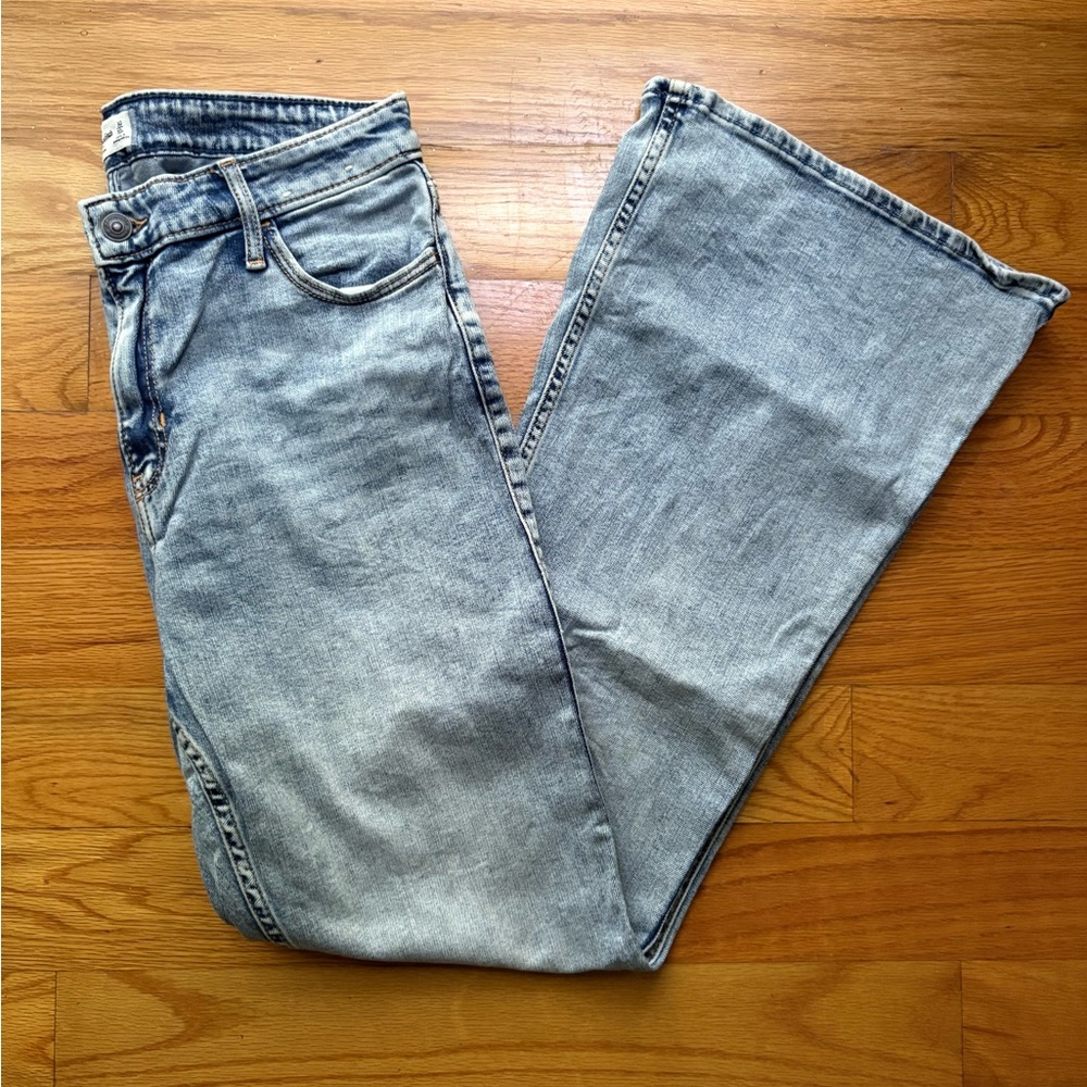 Abercrombie & Fitch Light Blue Flare Jeans